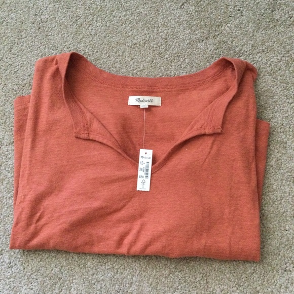 MADEWELL- Crop V Neck *NWT* - Picture 1 of 4